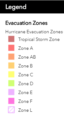 New hurricane evacuation zones in Hillsborough County