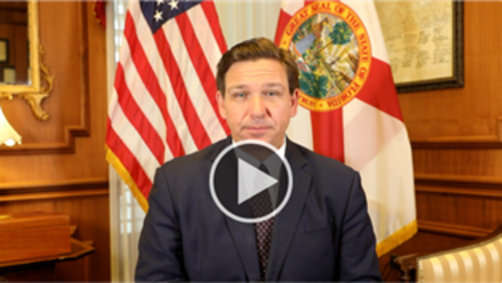 DeSantis update vaccine video message