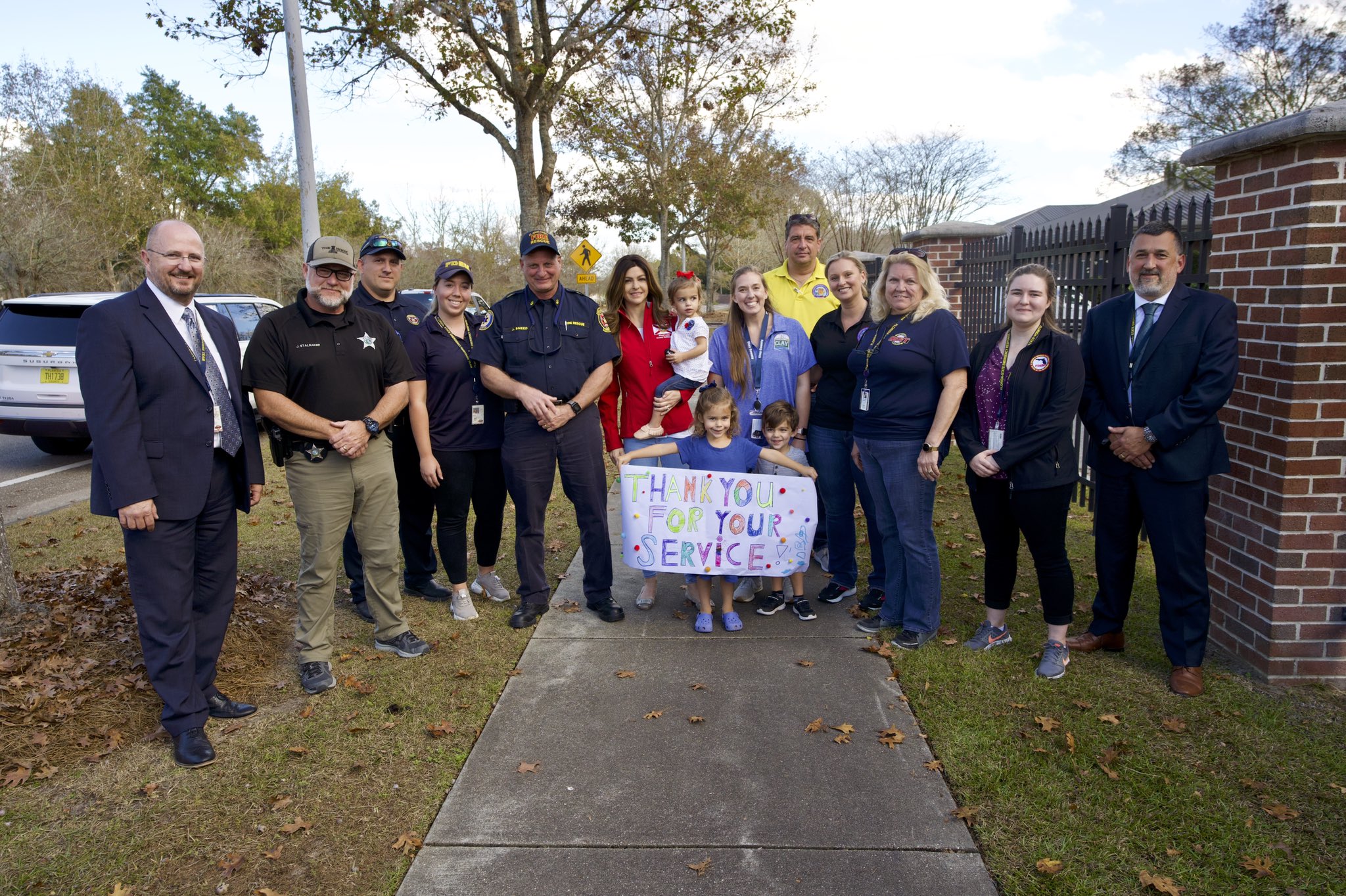 First Lady with FLCD and FDEM Tornado Support 2021