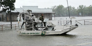 Florida Fish and Wildlife Conservation Commission Airboat rescue for Harvey in Texas 