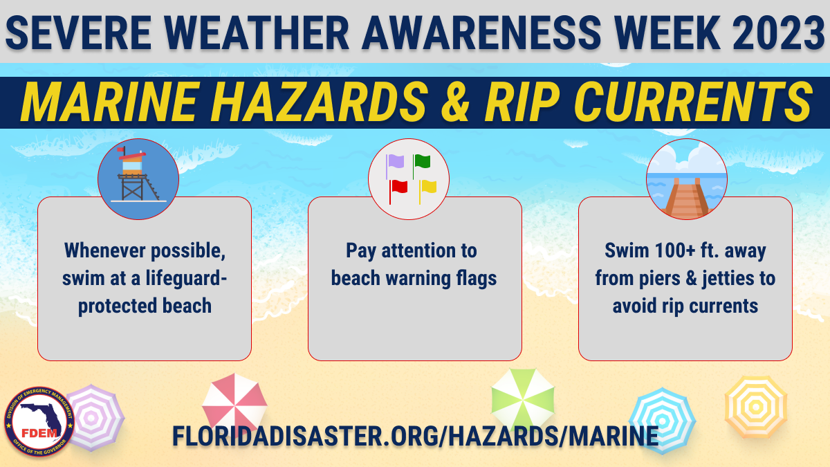 marine hazards and rip currents
